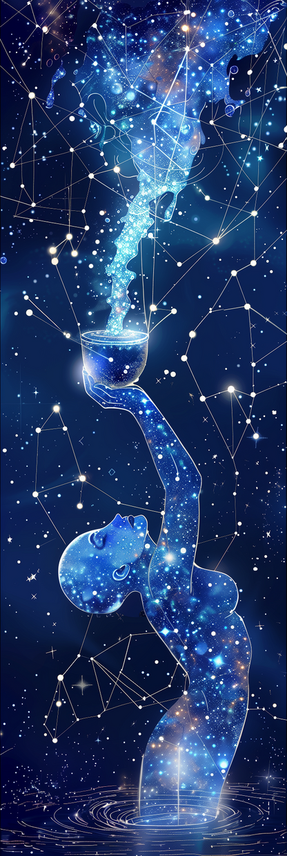 Aquarius Bookmark - Galactic Zodiac Series