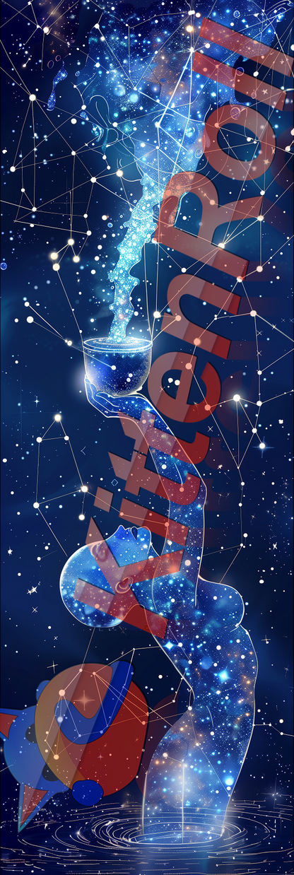 Aquarius Bookmark - Galactic Zodiac Series