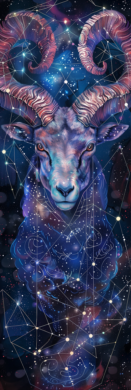 Aries Bookmark - Galactic Zodiac Series